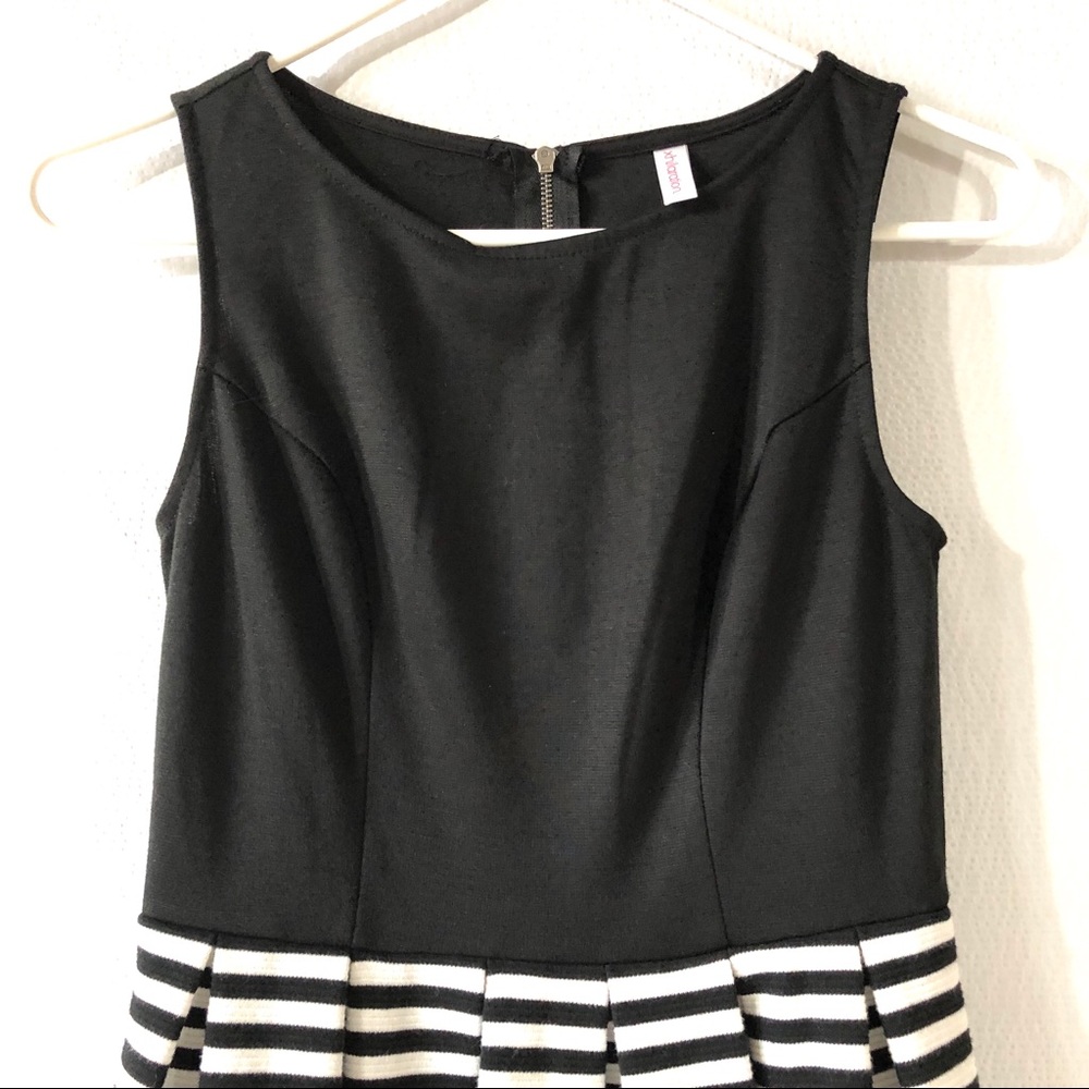 xhilaration Black and White Striped Dress - Picture 2 of 8